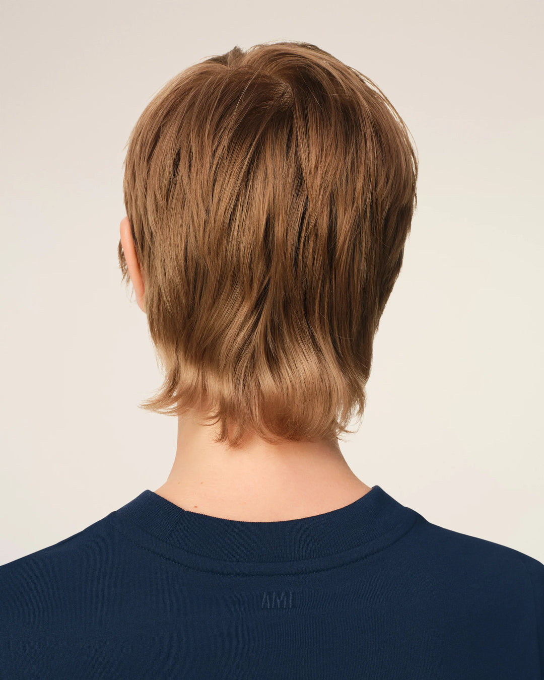 Cotton Cropped T-Shirt - Night Blue