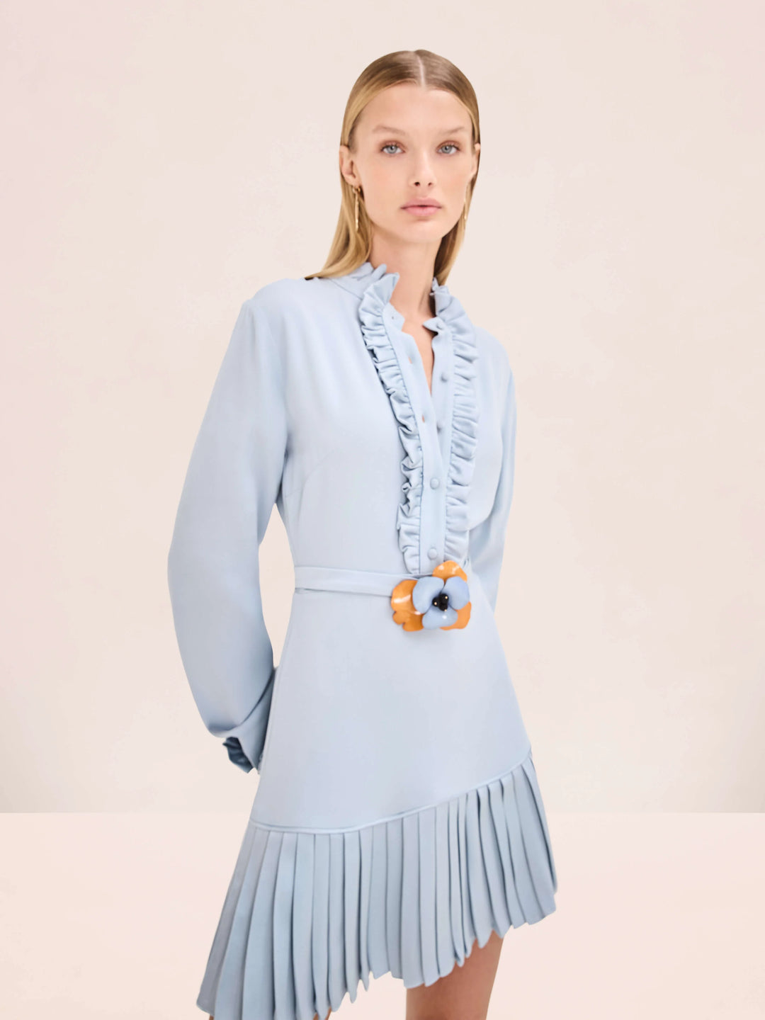 Romina Dress - Haze Blue