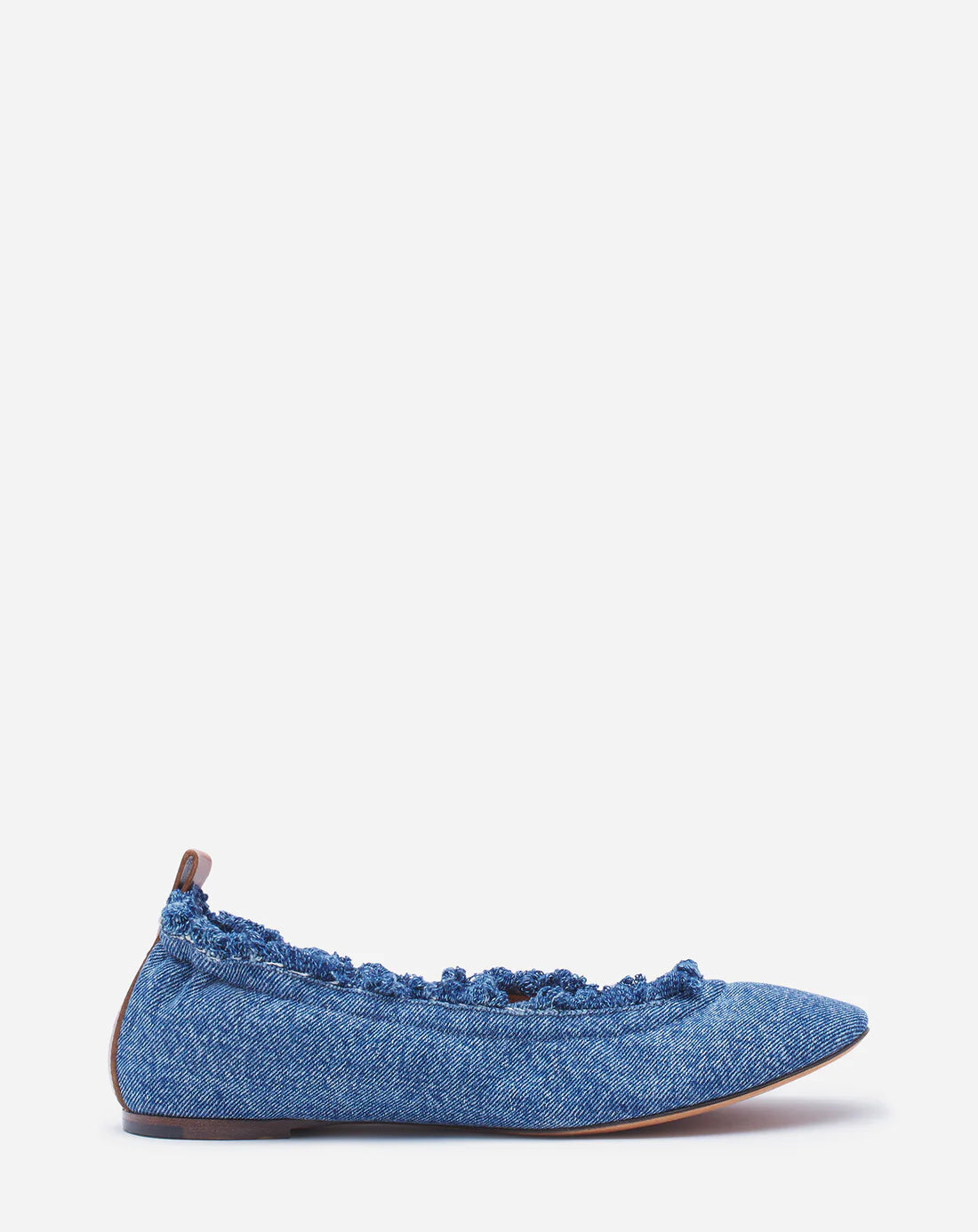 THE BALLERINA FLAT - DENIM