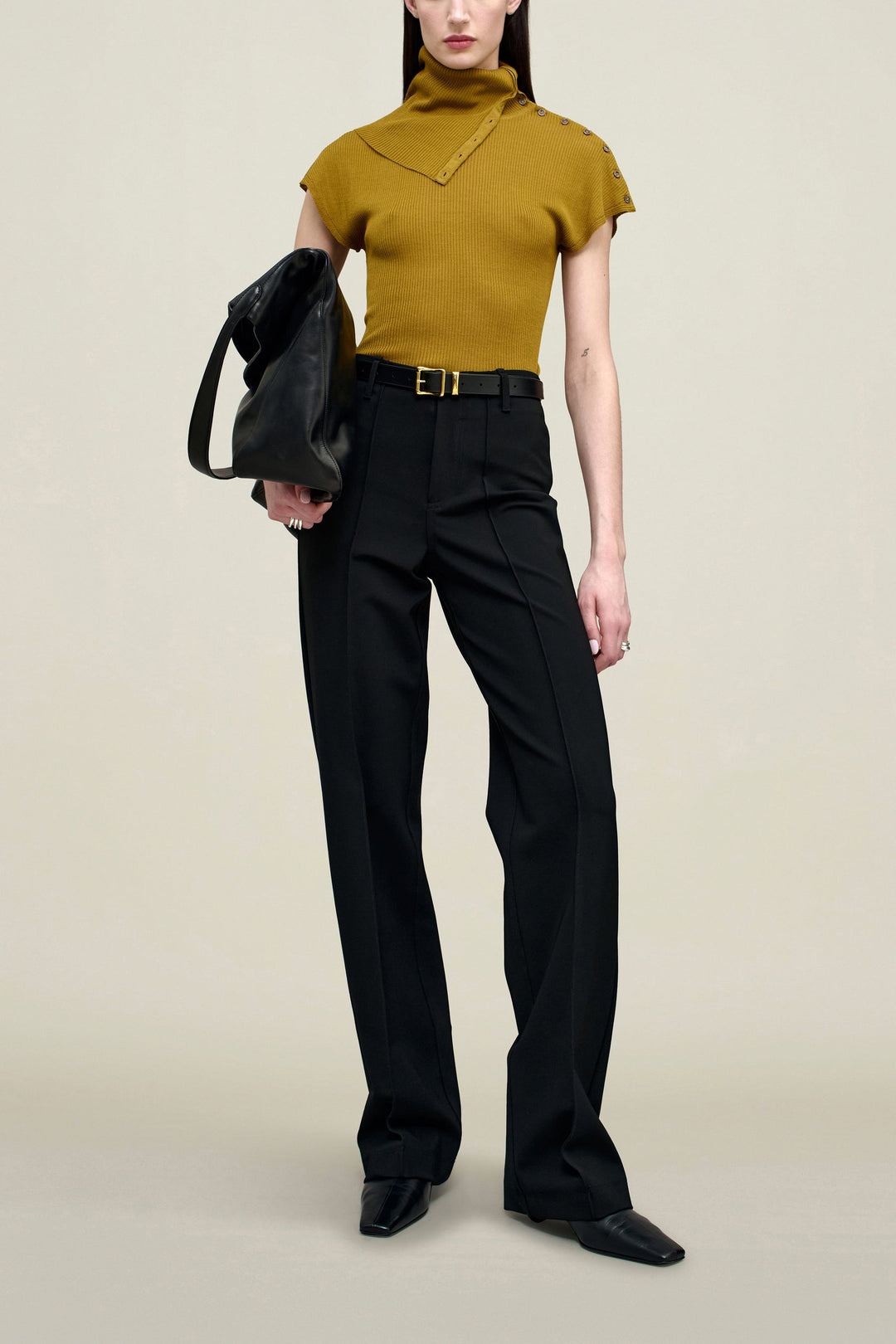 Garence Top in Lyocell - Harvest Gold