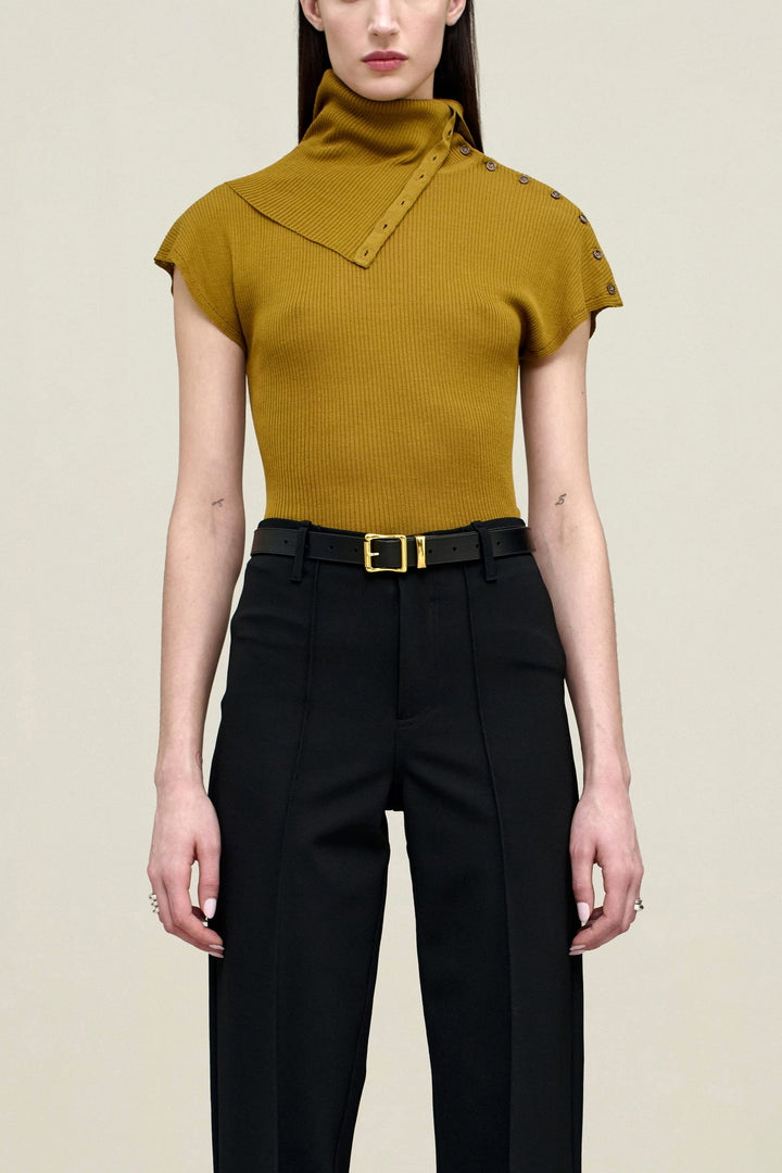 Garence Top in Lyocell - Harvest Gold