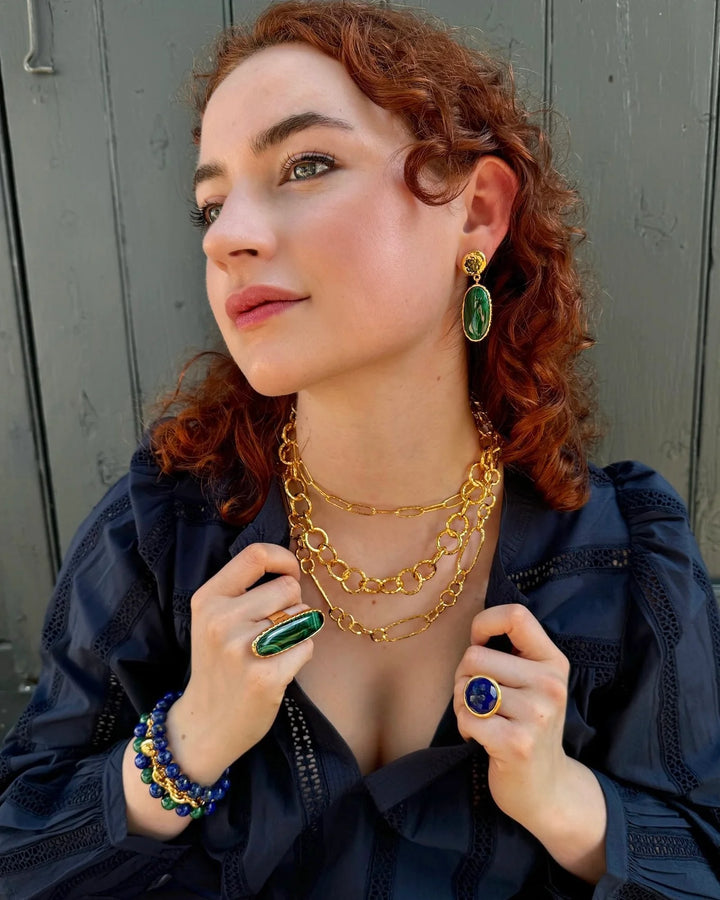 Hammered Gold Chain - Gold