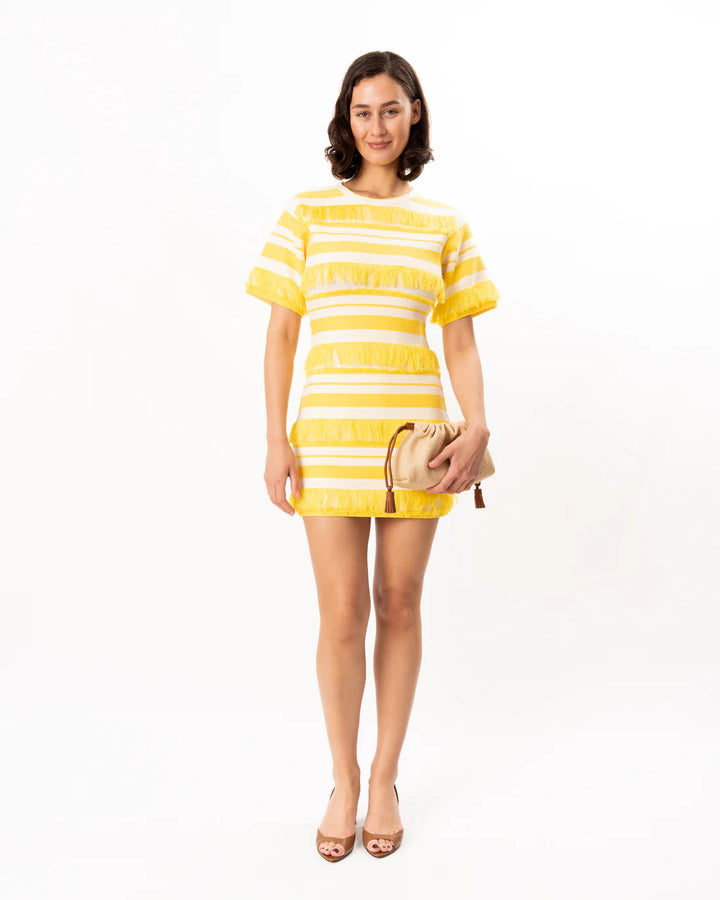 Torrance Mini Dress - Yellow Multi