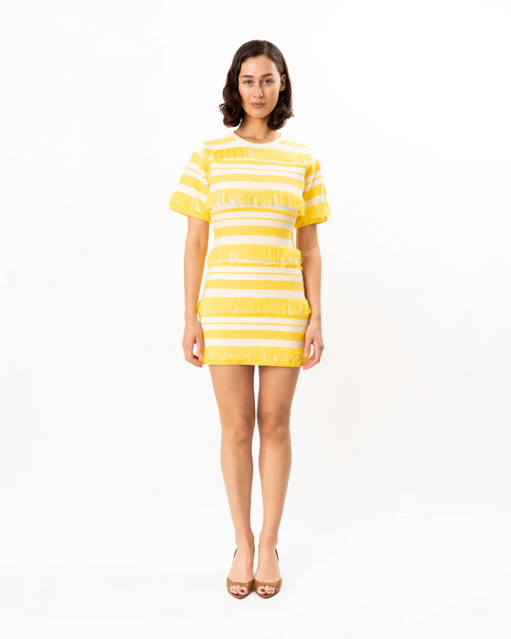 Torrance Mini Dress - Yellow Multi