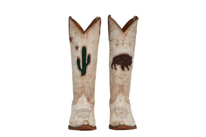 LARAMIE BOOT - VINTAGE BUFFALO / CACTUS