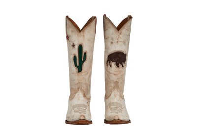 LARAMIE BOOT - VINTAGE BUFFALO / CACTUS