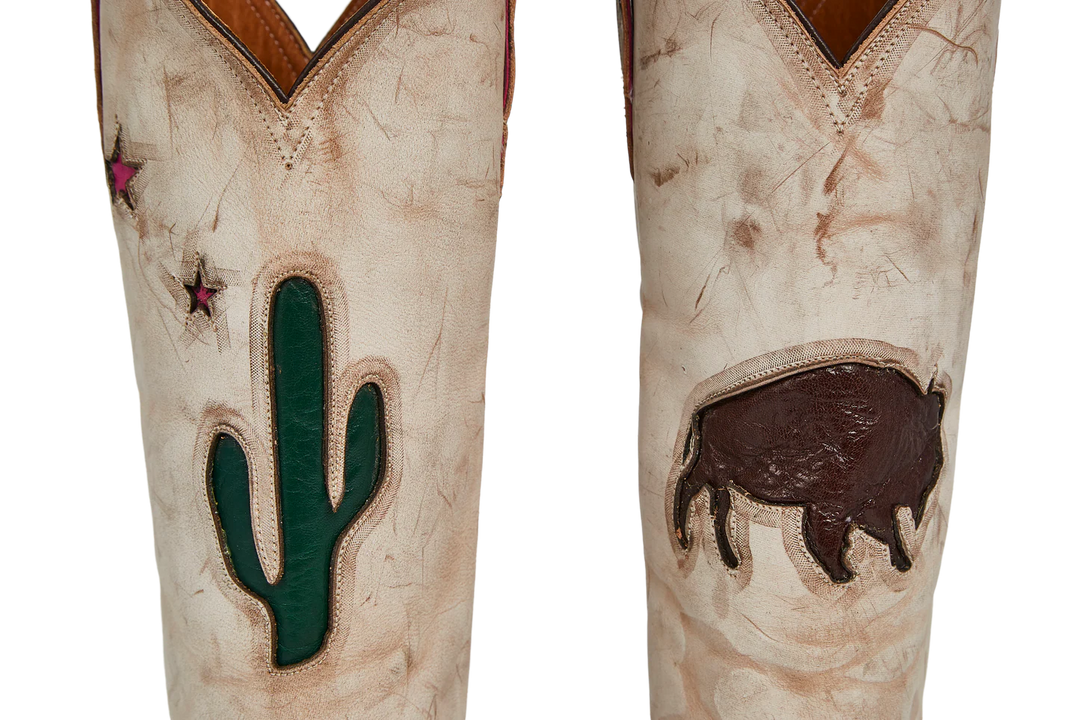 LARAMIE BOOT - VINTAGE BUFFALO / CACTUS