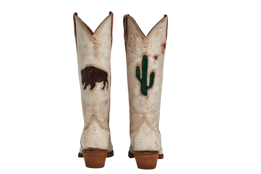 LARAMIE BOOT - VINTAGE BUFFALO / CACTUS