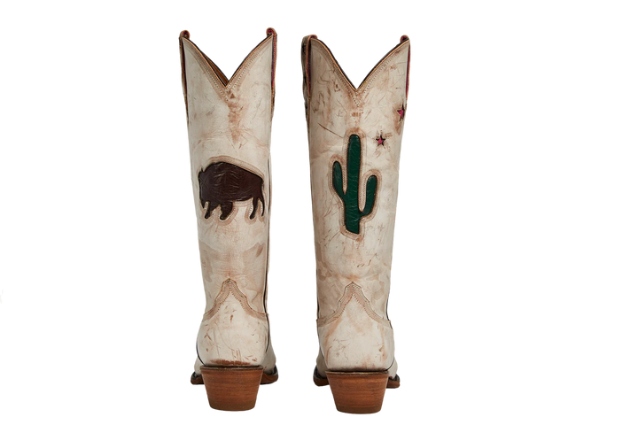 LARAMIE BOOT - VINTAGE BUFFALO / CACTUS
