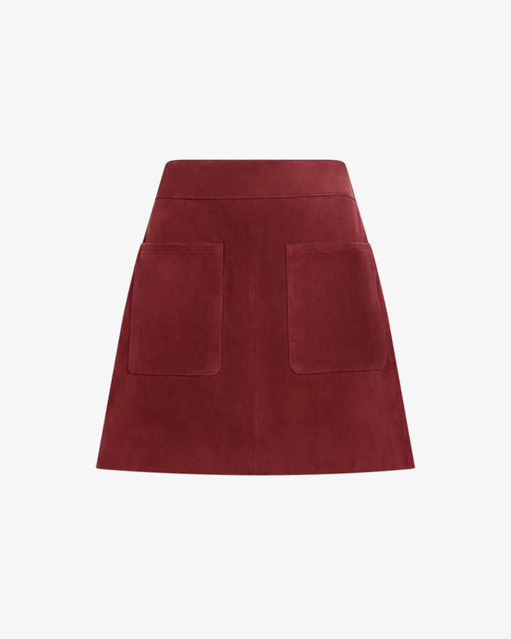 Fran Skirt - Dark Garnet