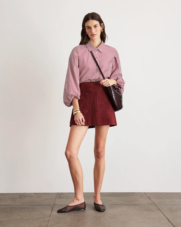 Fran Skirt - Dark Garnet