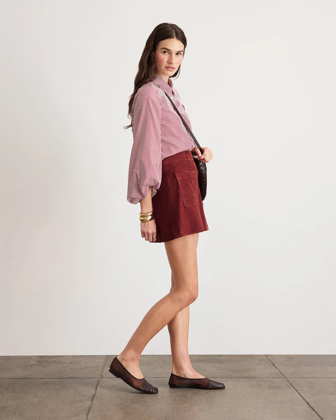 Fran Skirt - Dark Garnet