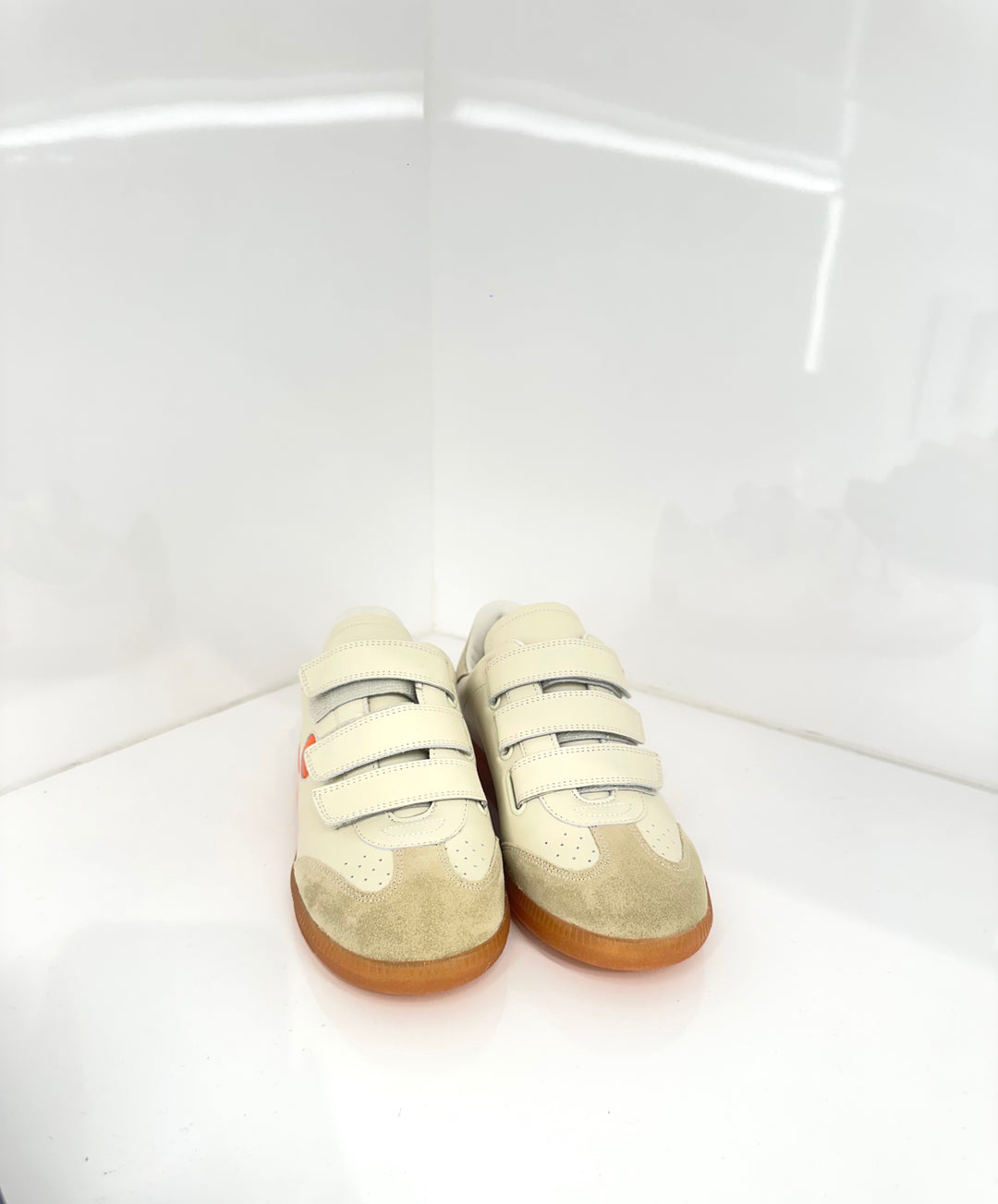 Beth Sneaker - Beige/Orange