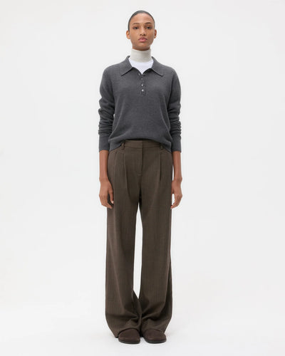 JORDEN Cashmere POLO - Charcoal