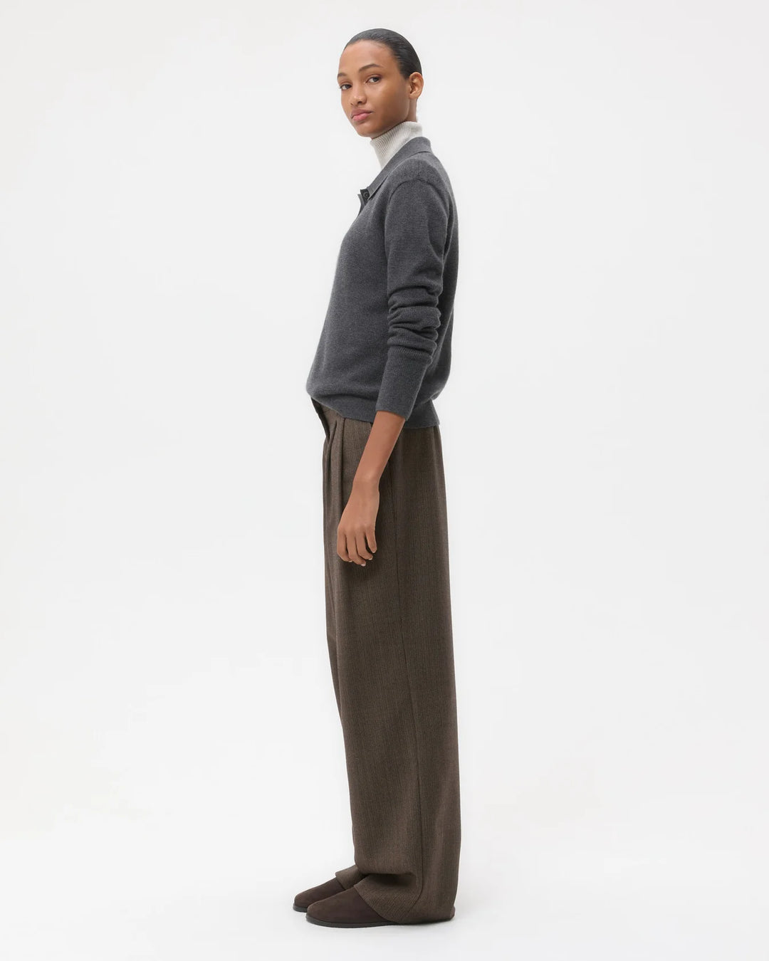 JORDEN Cashmere POLO - Charcoal