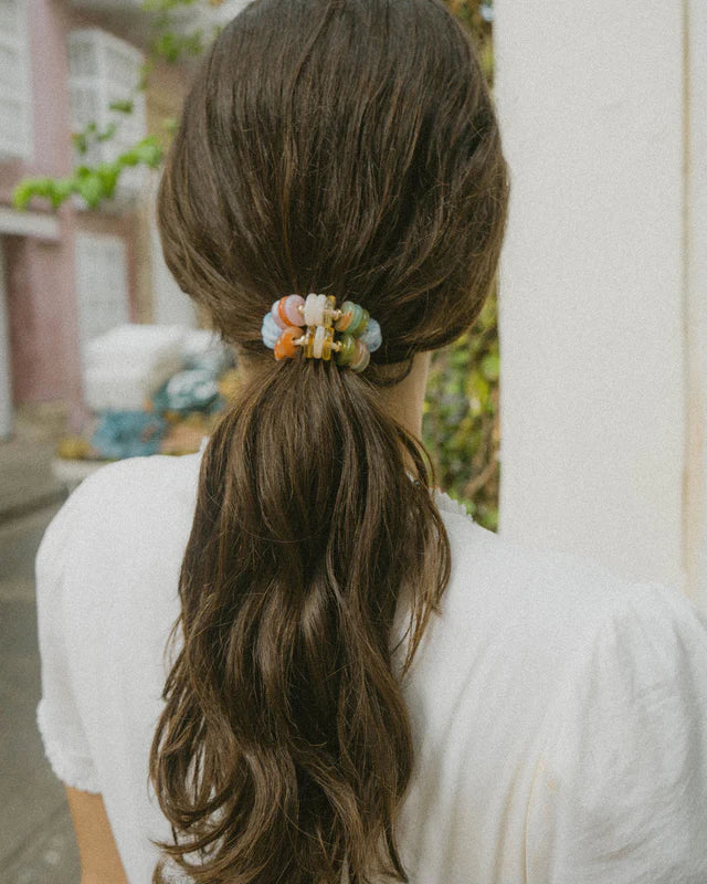 Hair Tie Bracelet – Garden Party Peonies