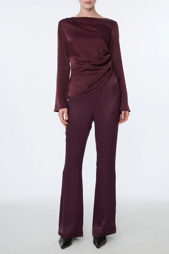 Gemma Pull-On Pant - Garnet