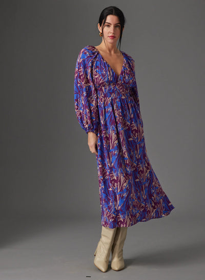 Lauren Dress - Graffiti Floral Print