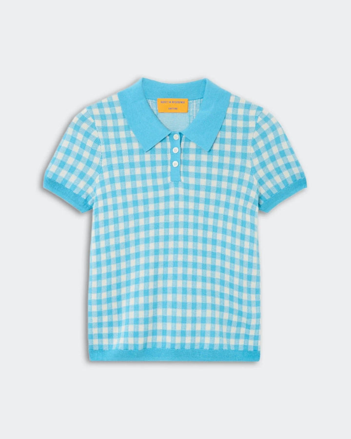 Gingham Shrunken Polo - More Colors Available