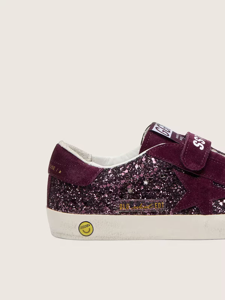 Kids Old School Glitter - Garnet