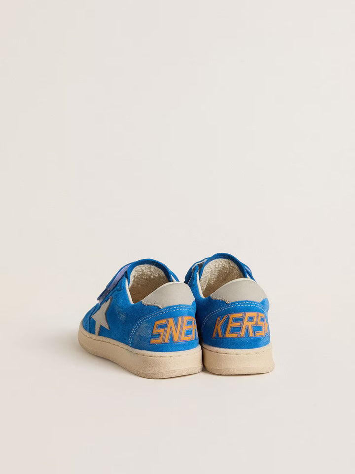Ballstar Strap Blue Suede Shoes
