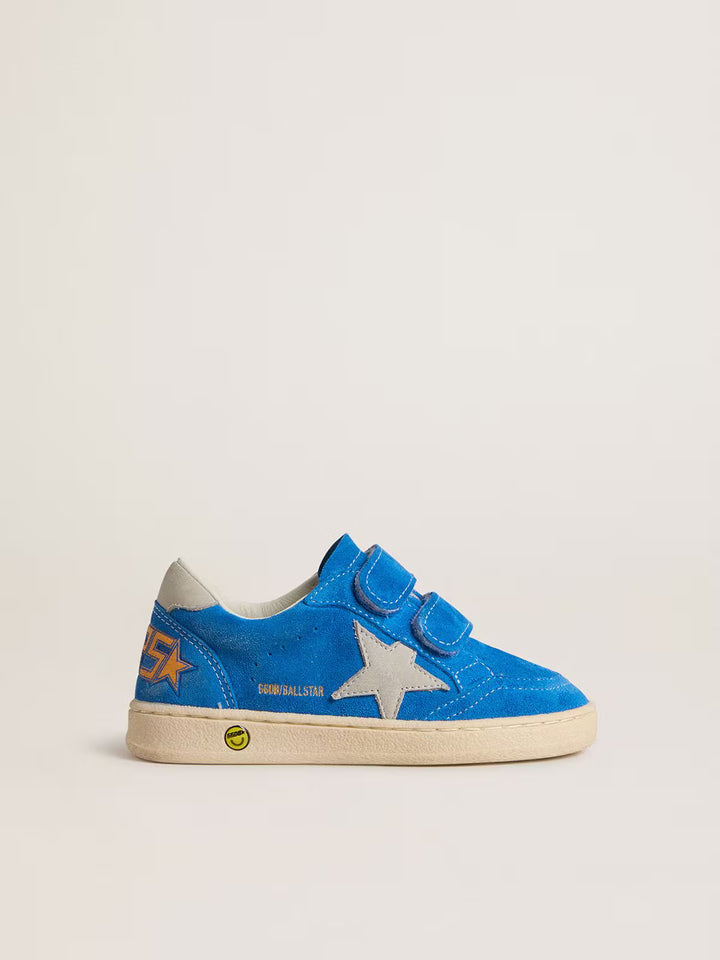Ballstar Strap Blue Suede Shoes
