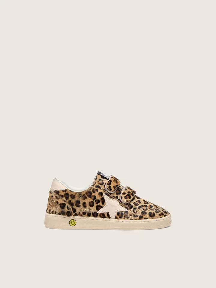 Ball Star in leopard-print pony skin