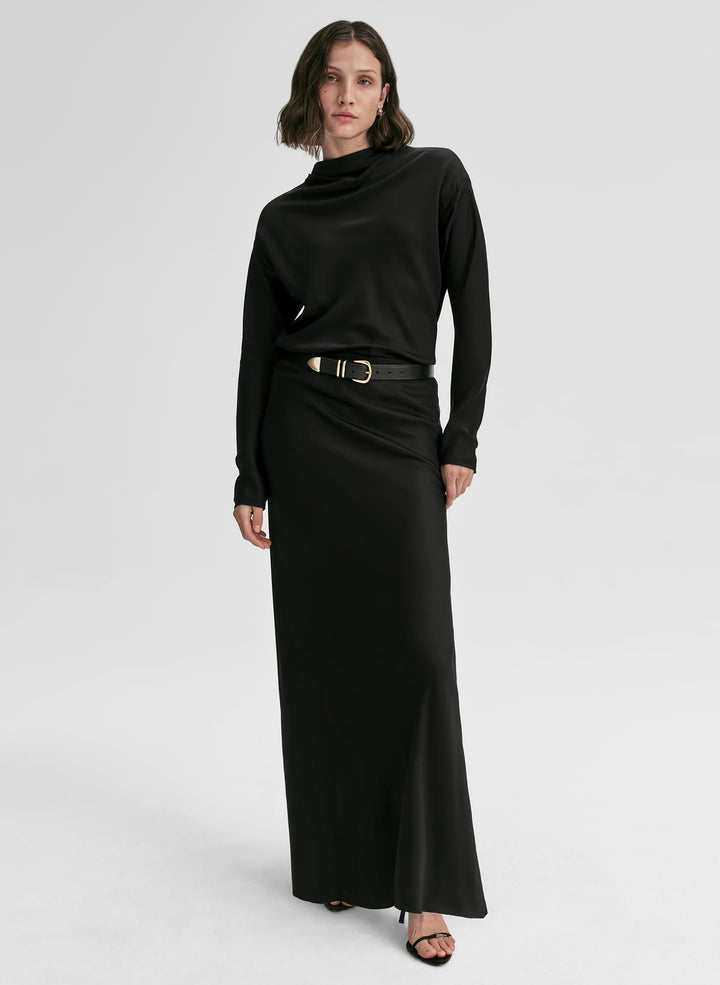 Greta Maxi Skirt – Black