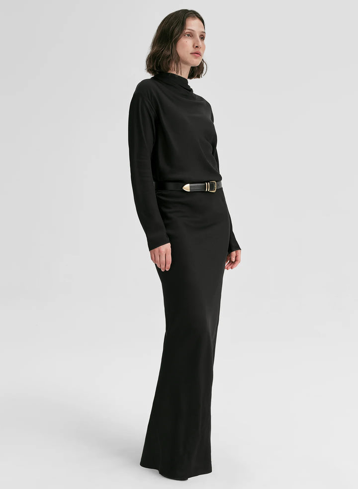 Greta Maxi Skirt – Black