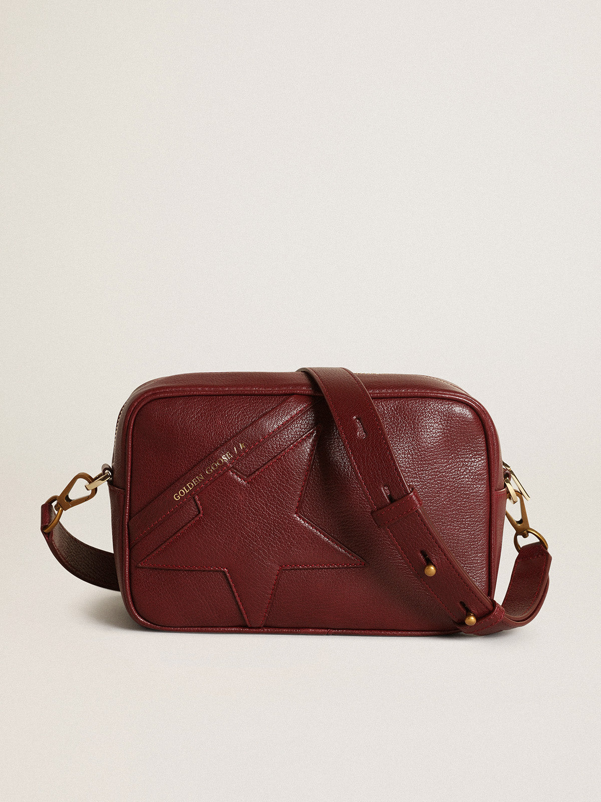 Star Bag in Burgundy Leather