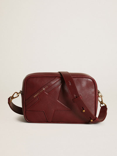 Star Bag in Burgundy Leather