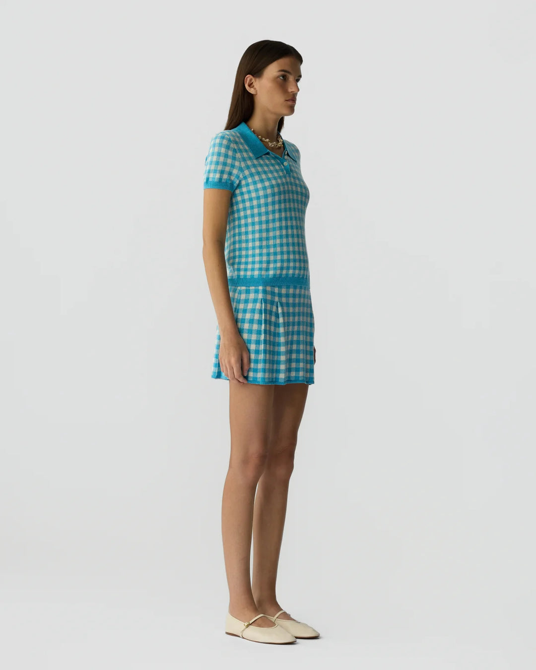 Gingham Shrunken Polo - More Colors Available