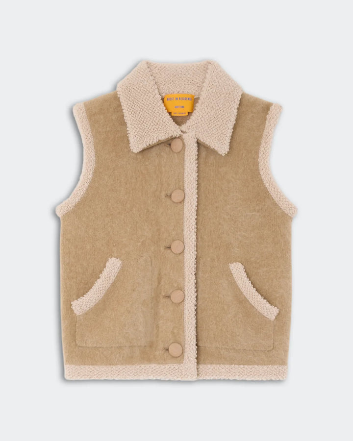 Guest in Residence Grizzly Wrangler Cashmere Vest