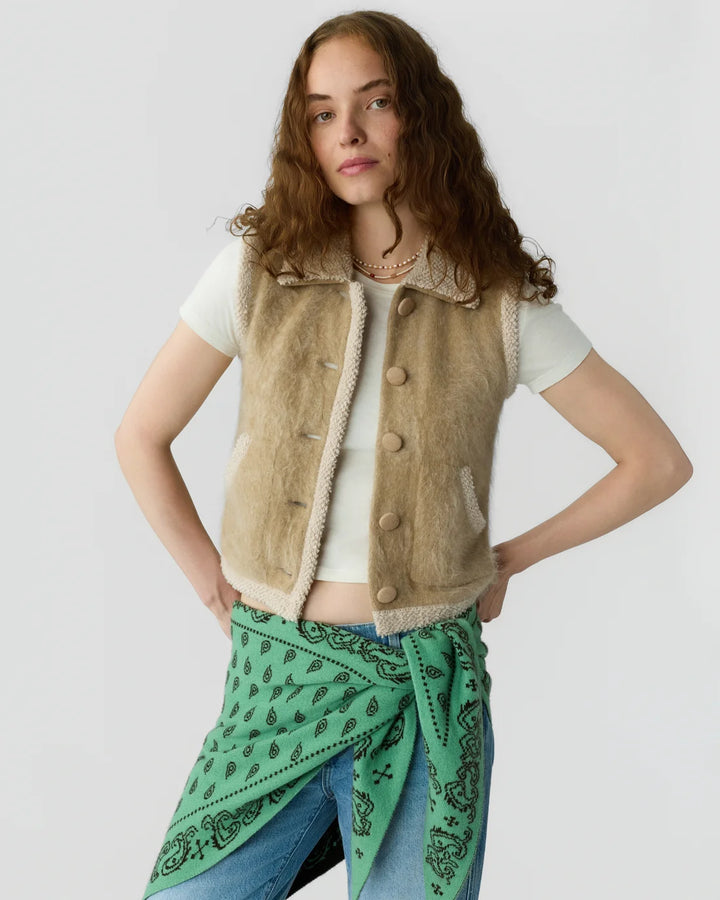 Guest in Residence Grizzly Wrangler Cashmere Vest