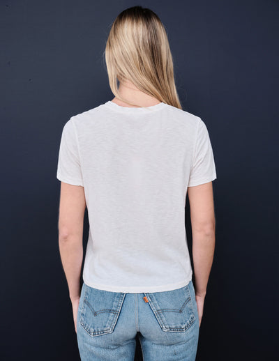 Heart Boxy Short Sleeve - Cream