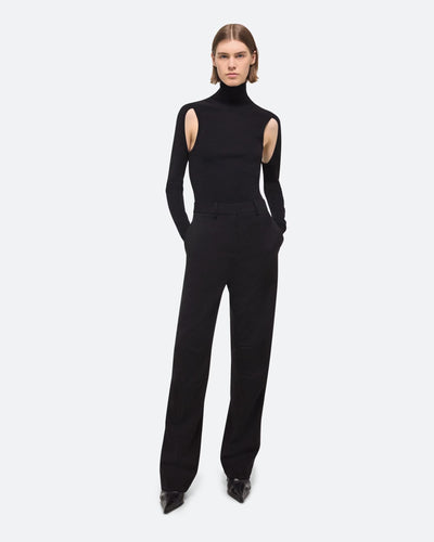 Curved Car Trousers - Black
