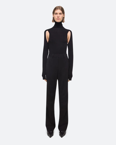 Curved Car Trousers - Black