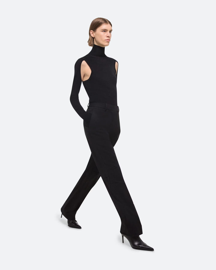 Curved Car Trousers - Black