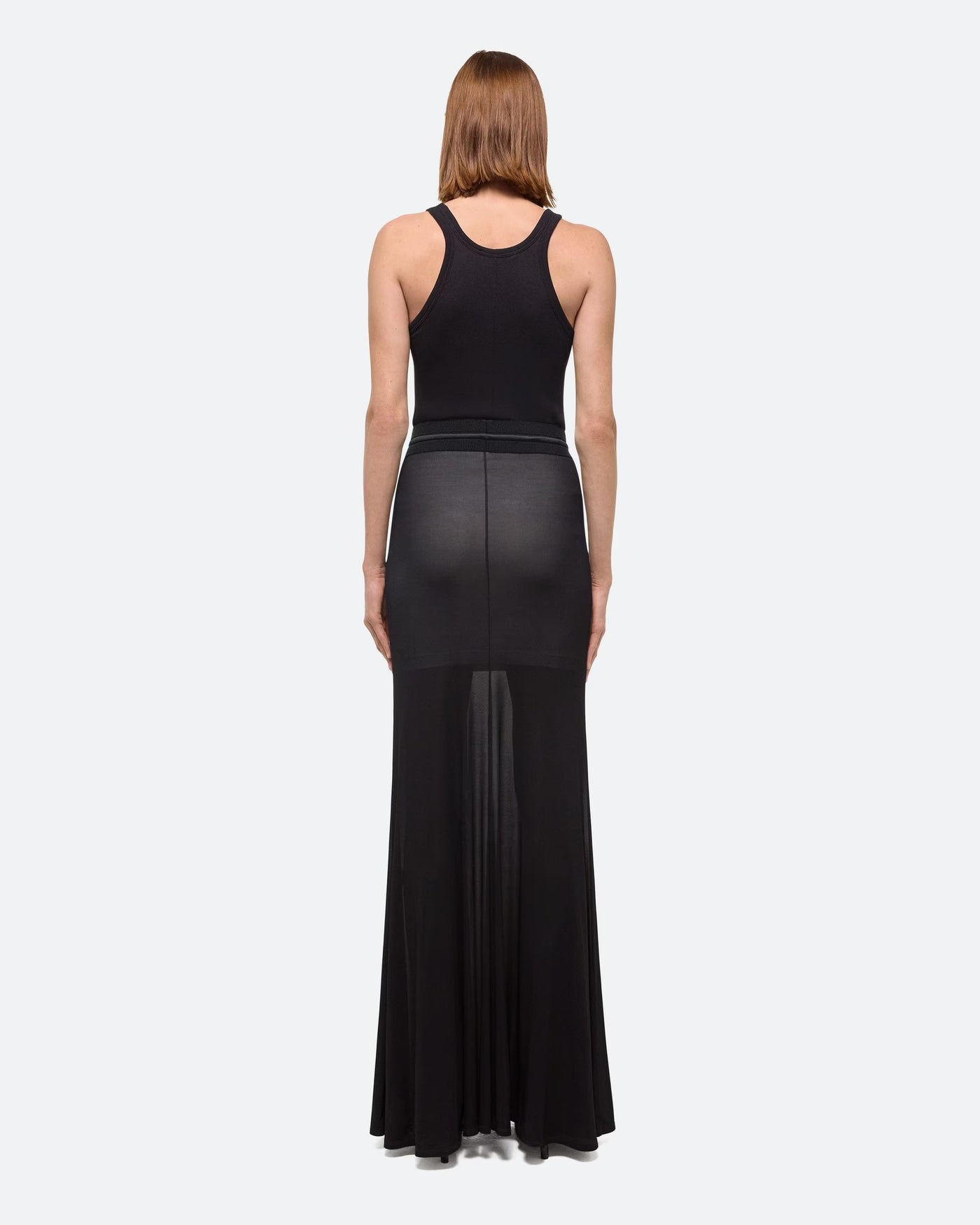 Hosiery Maxi Skirt - Black