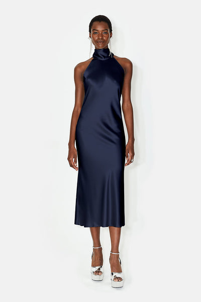 CROPPED SIENNA DRESS - MIDNIGHT