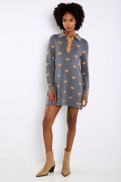 Heart's Content Dress in Charrye