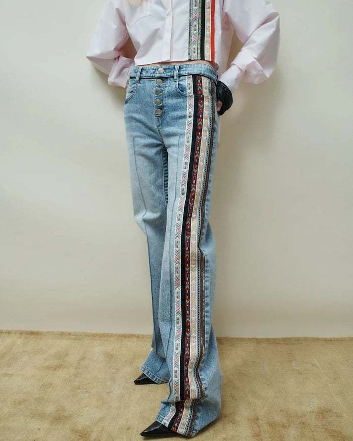 Emery Jean - Blue Multi