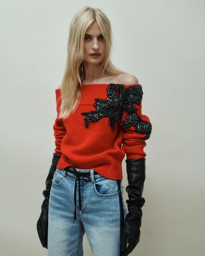 Nolt Sweater - Red Multi