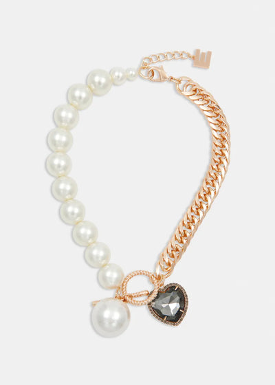 IMASSIVE NECKLACE - Gold/Off-White
