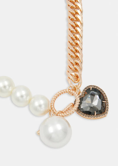 IMASSIVE NECKLACE - Gold/Off-White
