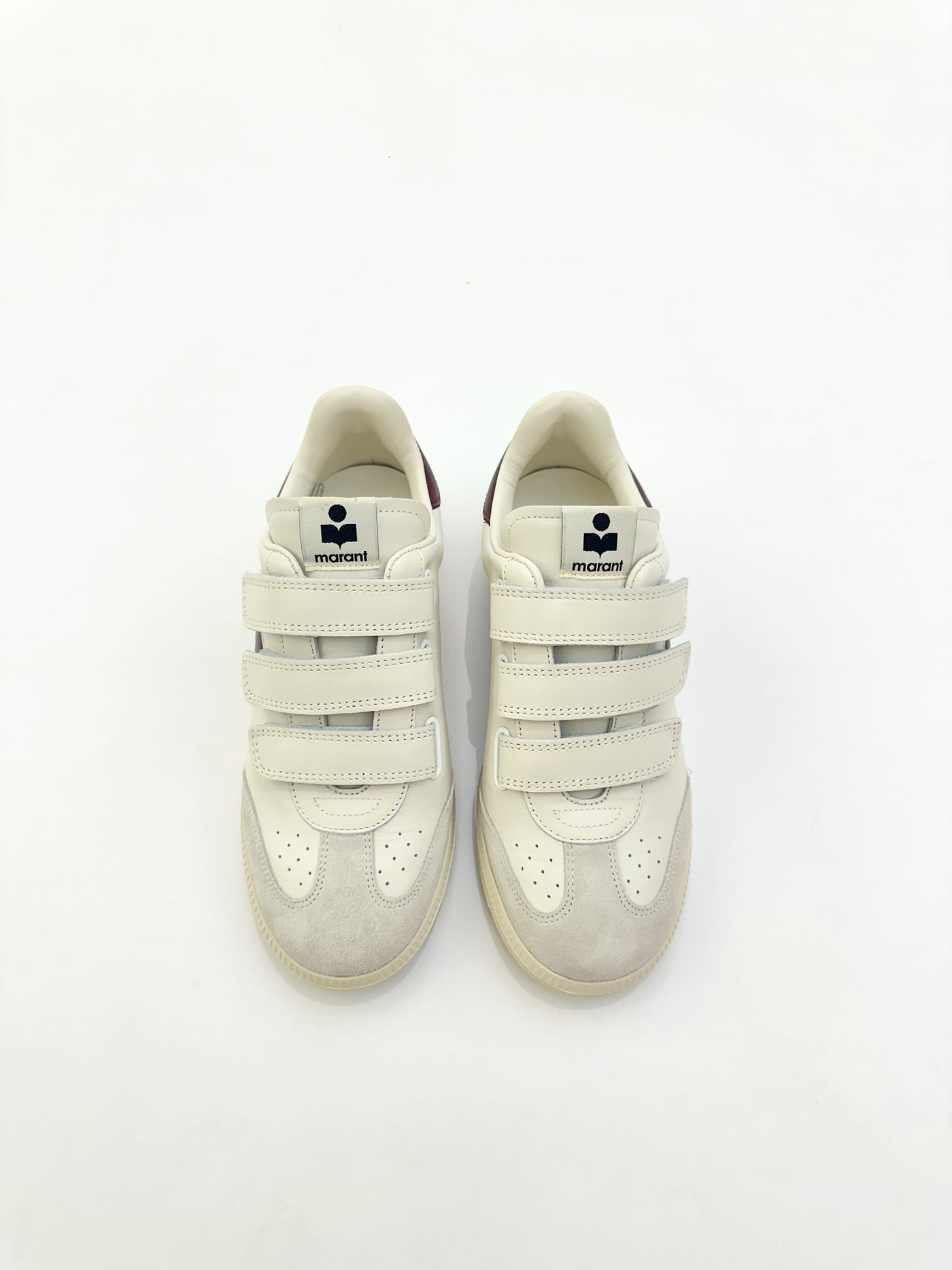 Beth Sneaker - White/Burgundy