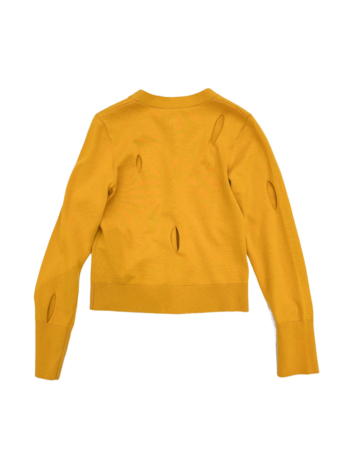 SLIT CARDIGAN - Mustard