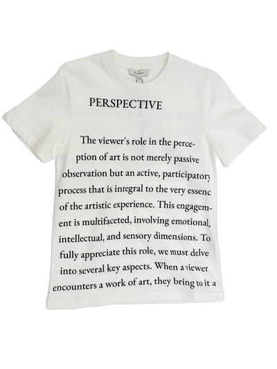 TEXT PRINT T-SHIRT - Ivory