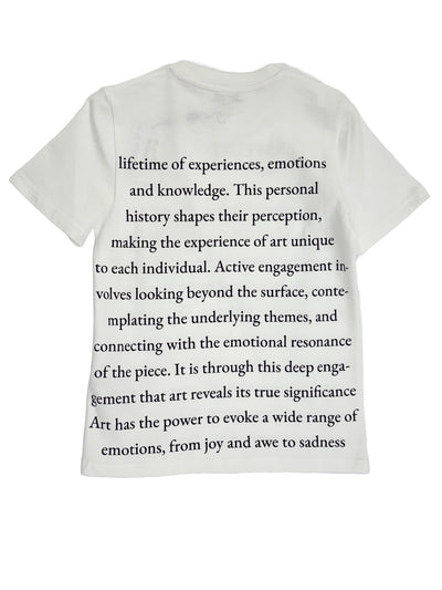 TEXT PRINT T-SHIRT - Ivory