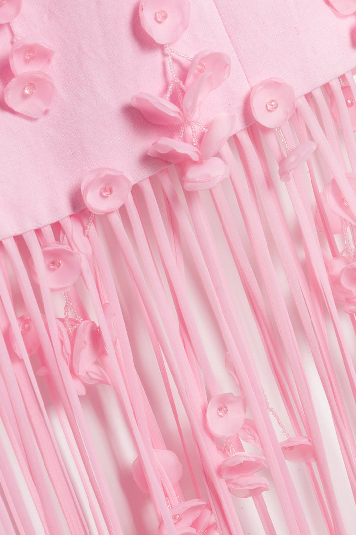 Juliana Midi Dress- Pink Multi